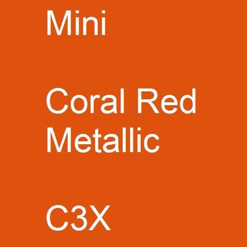 Mini, Coral Red Metallic, C3X.